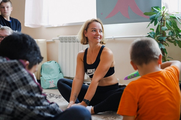 Инклюзивное занятие по йоге провели в Иванове